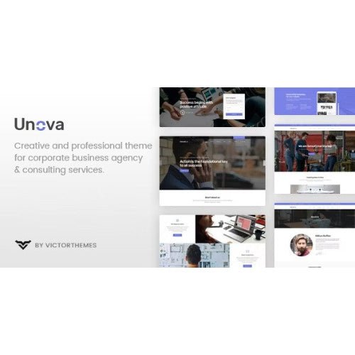 Unova – Consulting Business WordPress Theme - Dghut