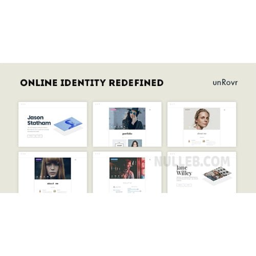 unRovr – Animated vCard WordPress Theme - Dghut