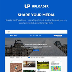 Uploader – Advanced Media Sharing Theme - Dghut