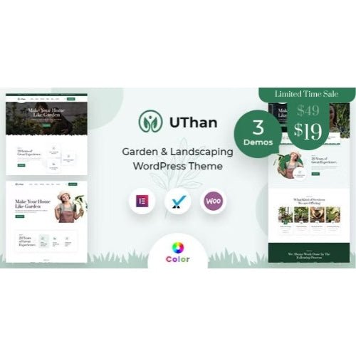 Uthan – Landscaping Gardening WordPress theme + RTL - Dghut