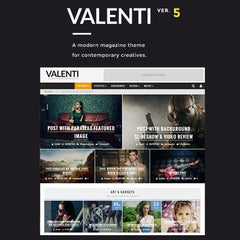 Valenti – WordPress HD Review Magazine News Theme - Dghut