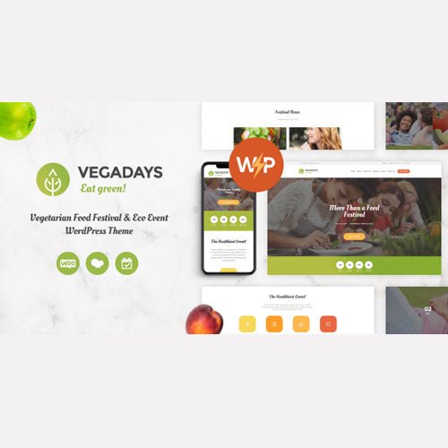 VegaDays – Vegetarian Food Festival & Eco Event WordPress Theme - Dghut