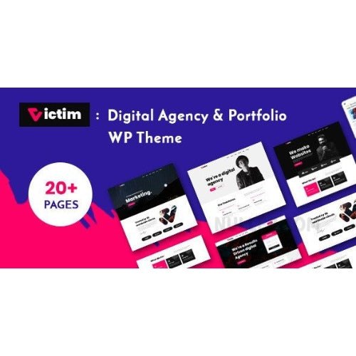 Victim – Digital Agency & Portfolio WordPress Theme - Dghut