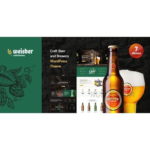 Weisber – Craft Beer & Brewery WordPress Theme - Dghut