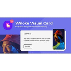 Wiloke Visual Card Elementor - Dghut