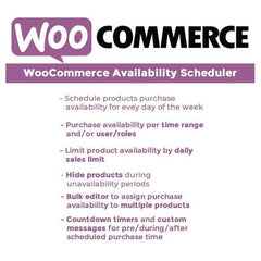 WooCommerce Availability Scheduler - Dghut
