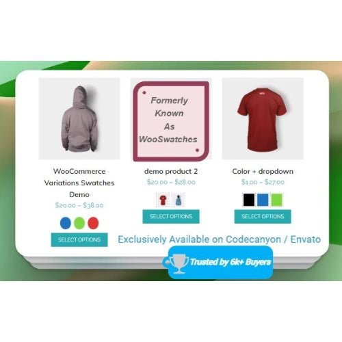 WooCommerce Color or Image Variation Swatches - Dghut
