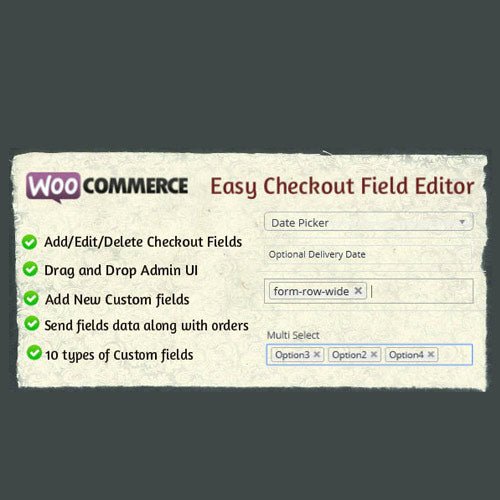 WooCommerce Easy Checkout Field Editor - Dghut