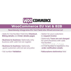 WooCommerce Eu Vat & B2B - Dghut