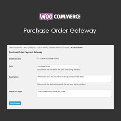 WooCommerce Purchase Order Gateway - Dghut