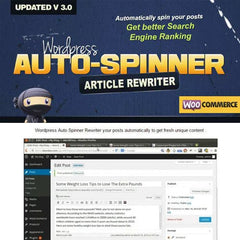 WordPress Auto Spinner – Articles Rewriter - Dghut