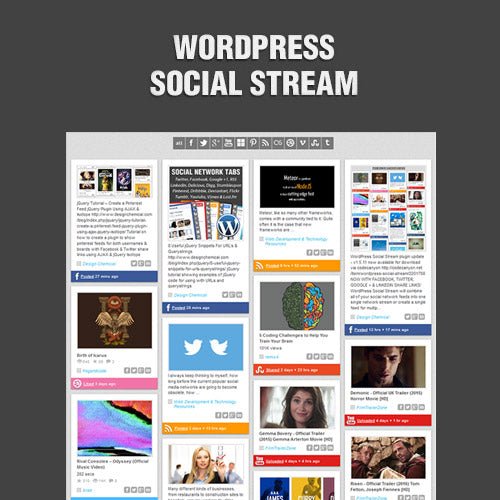 WordPress Social Stream - Dghut