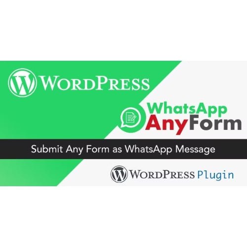 WordPress WhatsApp AnyForm Plugin – Submit Any Form as WhatsApp Message - Dghut