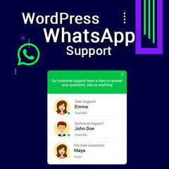 WordPress WhatsApp Support - Dghut