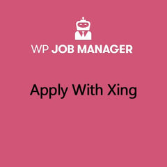 WP Job Manager Apply With Xing Addon - Dghut