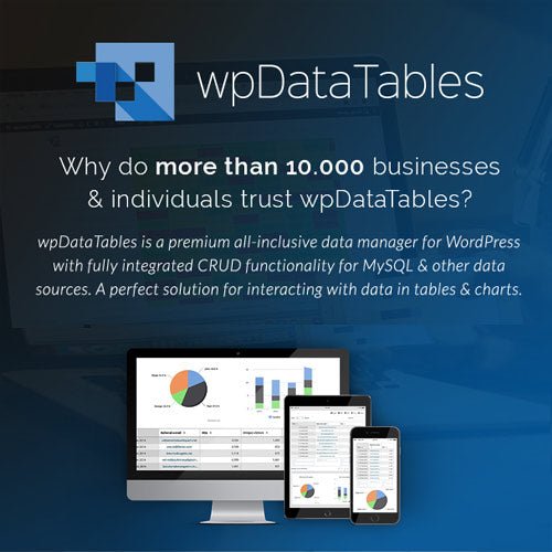 wpDataTables – Tables and Charts Manager for WordPress - Dghut