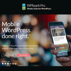 WPtouch Pro – Mobile Suite for WordPress - Dghut