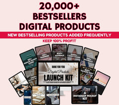 20,000+ Done For You Digital Products Bundle Ideal for Passive Income PLR MRR Master Resell Rights Digital Products - Dghut