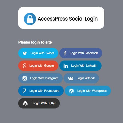 AccessPress Social Login - Dghut