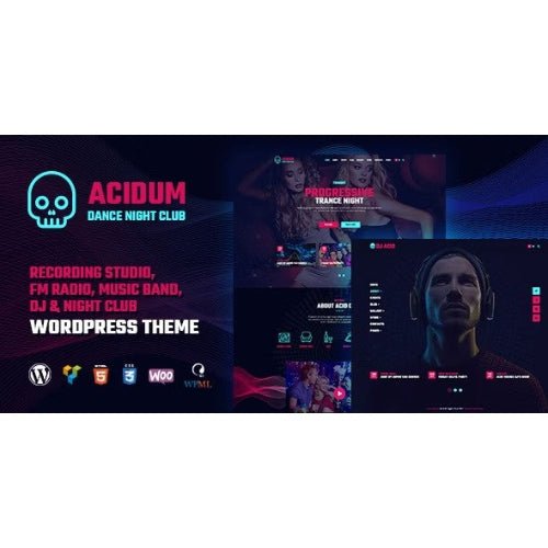 Acidum – Night Club and DJ WordPress Theme - Dghut