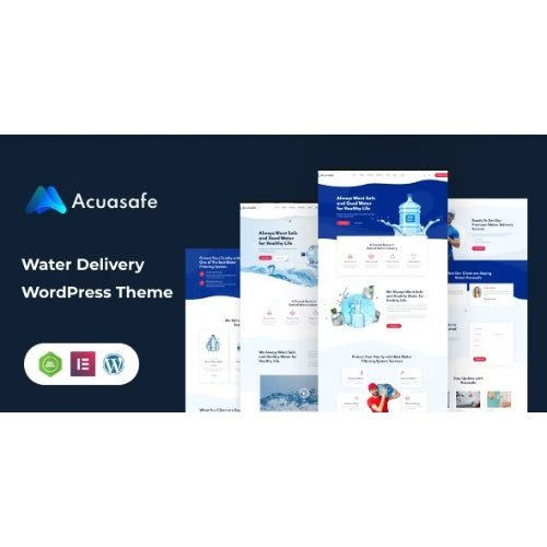 Acuasafe – Drinking Water Delivery WordPress Theme - Dghut