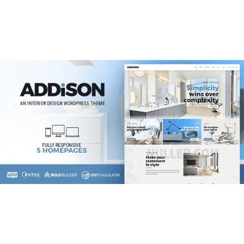 Addison – Architecture & Interior Design WordPress Theme - Dghut
