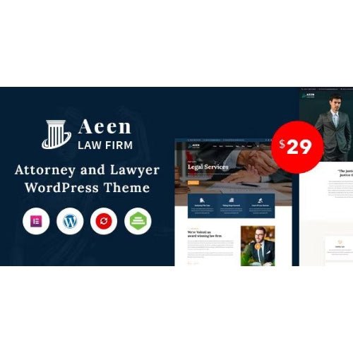Aeen – Attorney and Lawyer WordPress Theme - Dghut