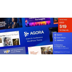 Agora — Event & Conference WordPress Theme - Dghut