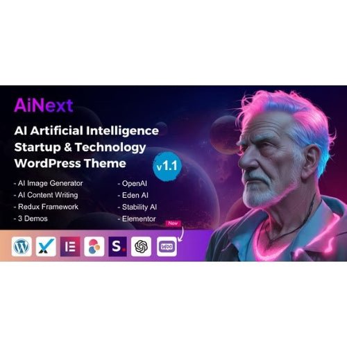 AiNext – AI Agency & Startup WordPress Theme - Dghut