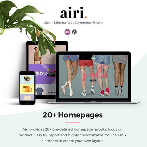 Airi – Clean, Minimal WooCommerce Theme - Dghut