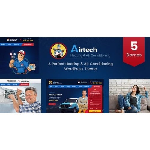 Airtech – Plumber HVAC and Repair theme - Dghut