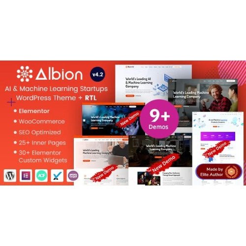 Albion – Artificial Intelligence & Machine Learning Startup WordPress Theme - Dghut