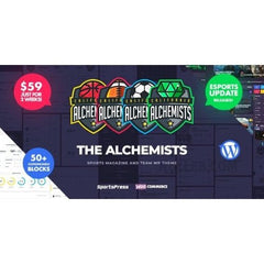 Alchemists – Sports, eSports & Gaming Club and News WordPress Theme - Dghut