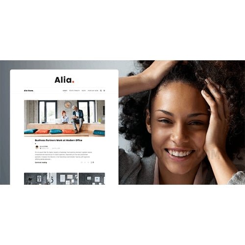 Alia – Minimal Personal Blog - Dghut
