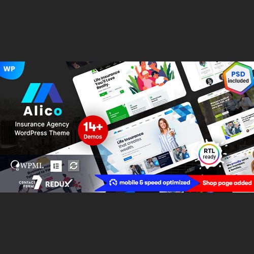 Alico – Insurance Agency WordPress Theme - Dghut