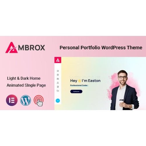 Ambrox – Personal Portfolio Resume Theme - Dghut