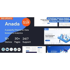 Anada – Artificial Intelligence & Data Science WordPress - Dghut