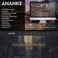 Ananke – One Page Parallax WordPress Theme - Dghut