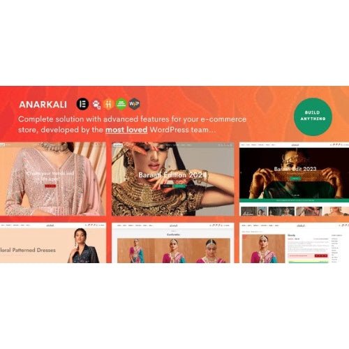 Anarkali – Fashion Shop Ecommerce Elementor Theme - Dghut