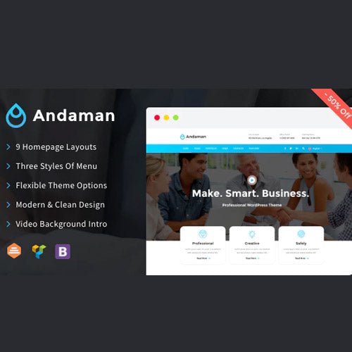 Andaman – Creative & Business WordPress Theme - Dghut