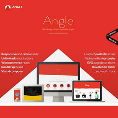 Angle Flat Responsive Bootstrap Multi - Purpose WordPress Theme - Dghut