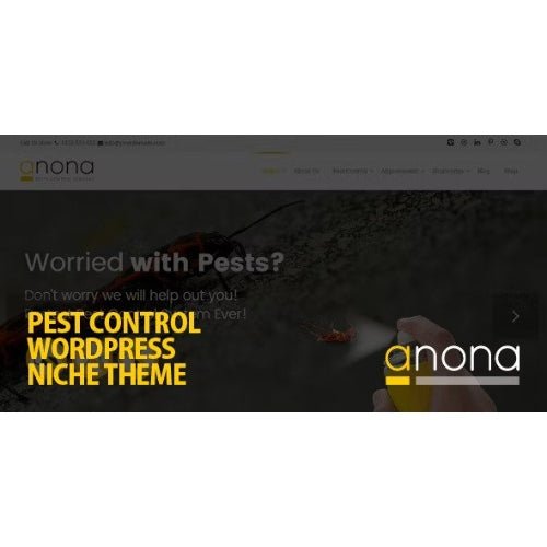 Anona – Pest Control WordPress Theme - Dghut
