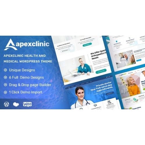 ApexClinic – Health & Clinic WordPress Theme - Dghut