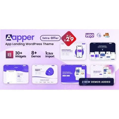 Apper – WordPress Multi - concept App Landing Page Theme - Dghut