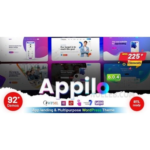 Appilo – App Landing Page WordPress Theme - Dghut
