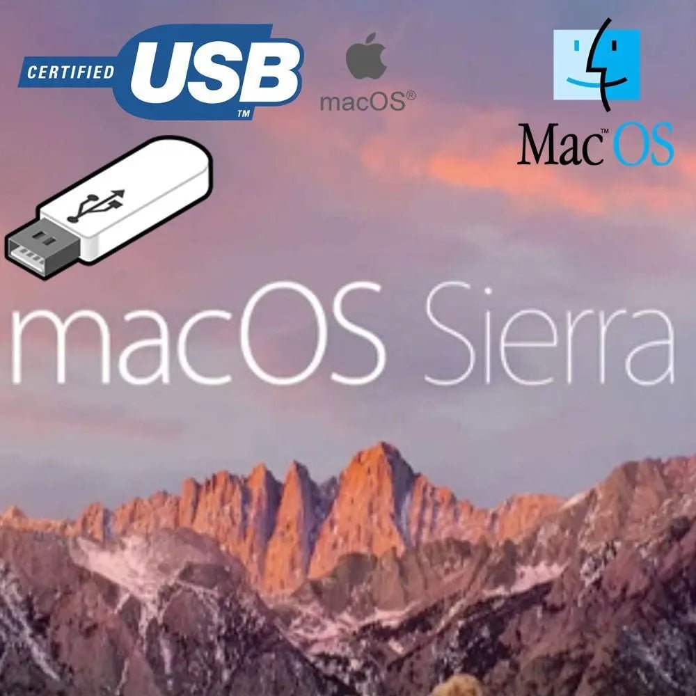 Apple Mac OS X 10.12 Sierra Install, Recovery & Repair USB Drive - Fast & Reliable - Dghut