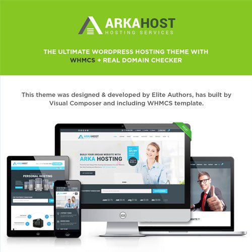 Arka Host – WHMCS Hosting, Shop & Corporate Theme - Dghut