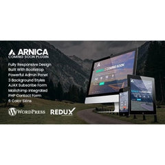 Arnica – Creative Coming Soon WordPress Plugin - Dghut