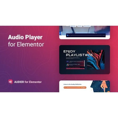 Audier – Audio Player with Controls Builder for Elementor - Dghut