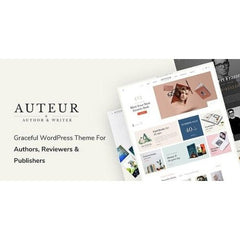 Auteur – WordPress Theme for Authors and Publishers - Dghut